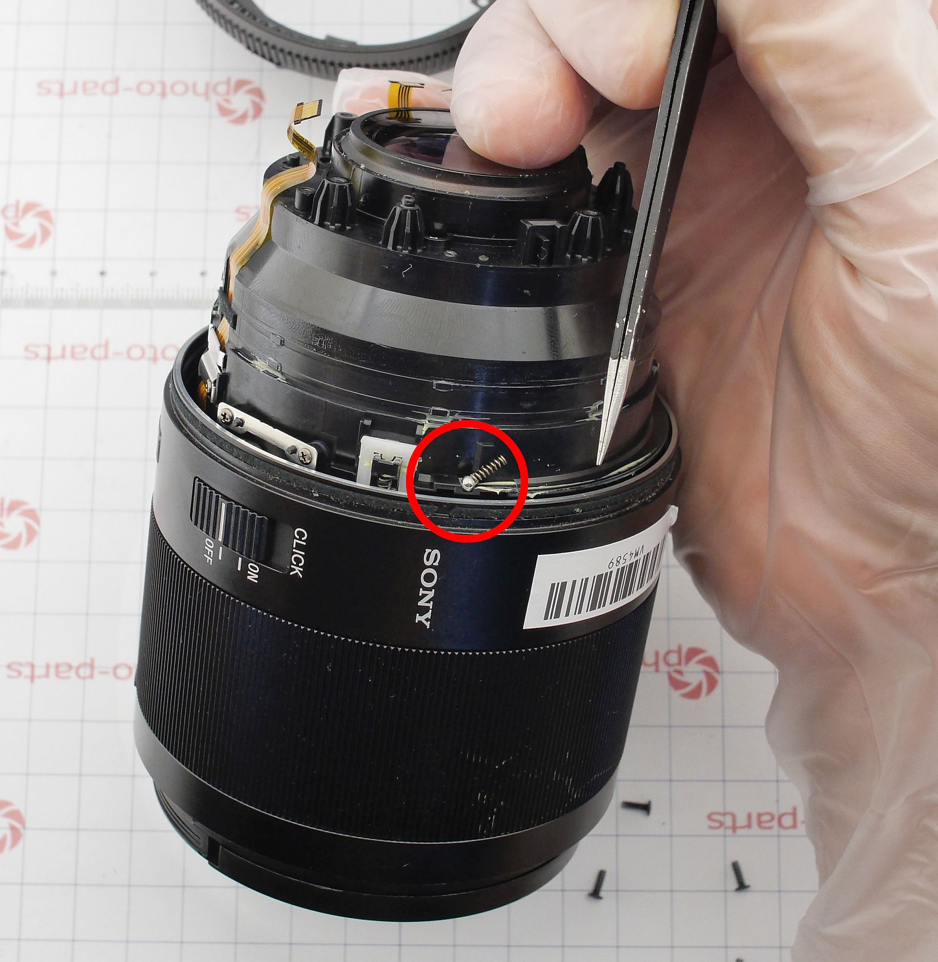 Розбирання і ремонт Sony FE Planar T* 50mm F1.4 ZA